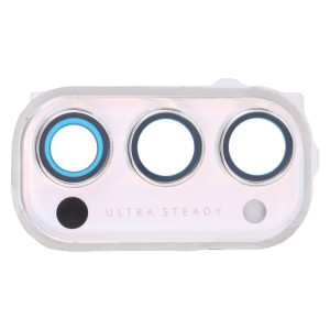 Pour OPPO Reno4 5G PDPM00, PDPT00, CPH2091 Couvercle d'objectif de caméra (Blanc) SH040W1441-20