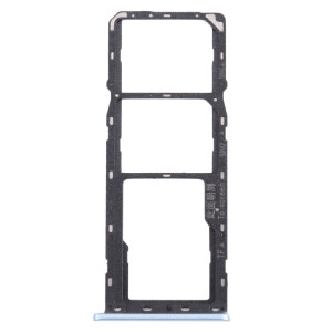 Pour OPPO A15 CPH2185 Plateau de carte SIM + Plateau de carte SIM + Plateau de carte Micro SD (Bleu) SH056L1798-20