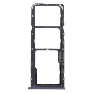 Pour OPPO A15s CPH2179 Plateau de carte SIM + Plateau de carte SIM + Plateau de carte Micro SD (Noir) SH057B1504-20