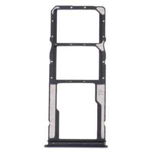 Plateau de carte SIM + plateau de carte SIM + plateau de carte Micro SD pour Xiaomi Redmi Note 10 4G / Redmi Note 10S M2101K7AI, M2101K7AG, M2101K7BG, M2101K7BI, M2101K7BNY, M2101K7BLY (Noir) SH069B1179-20