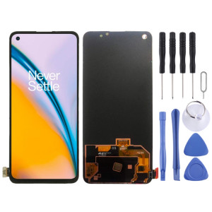 Pour OnePlus Nord 2 5G 2021 avec écran LCD d'origine à assemblage complet de numériseur (noir) SH080B1377-20