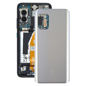 Couvercle arrière de la batterie en verre avec adhésif pour asus zenfone 8 zs590ks (argent givré) SH8FSL1012-20