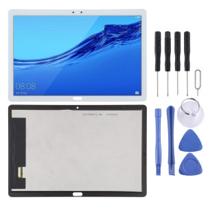 Écran LCD et numériseur Assemblage complet pour Huawei MediaPad T5 10.1 (LTE) (Blanc) SH241W1259-20