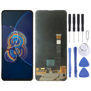 Écran à écran LCD AMOLED et numériseur Assemblage complet de Asus Zenfone 8 Flip ZS672ks (Noir) SH243B1261-20