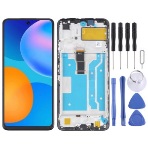 Écran LCD et numérisation Assemblage complet avec cadre pour Huawei Y7A (Noir) SH434B1943-20