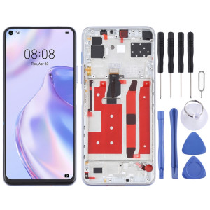 Écran LCD et numériseur ensemble complet avec cadre pour Huawei P40 Lite 5G (violet) SH435P239-20