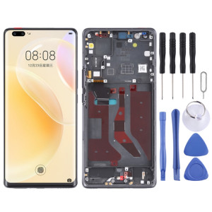 Écran LCD et numériseur Assemblage complet avec cadre pour Huawei Nova 8 PRO 5G (Noir) SH439B1289-20