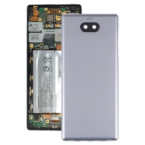 Couverture arrière de la batterie pour Sony Xperia 10 plus (gris) SH00HL1033-20
