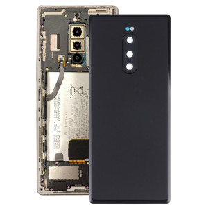 Couverture arrière de la batterie pour Sony Xperia 1 / Xperia XZ4 (Noir) SH03BL1345-20