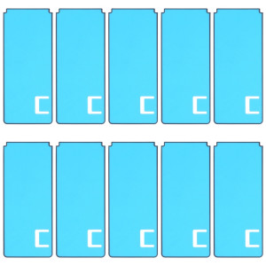 10 pcs adhésif de couverture de boîtier arrière d'origine pour Sony Xperia 5 II SH3525705-20