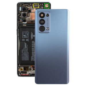 Couverture arrière de la batterie d'origine pour OPPO Reno6 Pro + 5G / RENO6 PRO 5G Snapdragon CPH2247, PENM00 (gris) SH64HL1159-20
