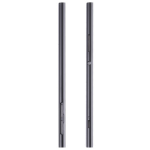 1 paire partie latérale latérale pour Sony Xperia XA2 Plus (Noir) SH644B360-20
