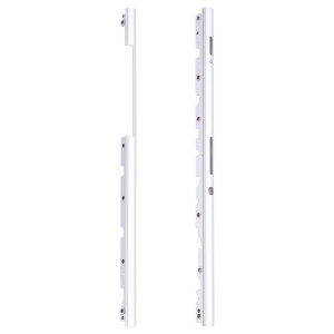 1 paire partie latérale latérale pour Sony Xperia C5 Ultra (Argent) SH646S1588-20