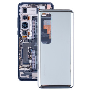 Couvercle arrière de la batterie d'origine pour Xiaomi MI 10 Ultra M2007J1SC (argent) SH00SL219-20