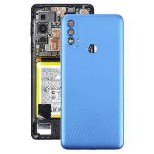 Couvercle arrière de la batterie d'origine pour Motorola Moto E40 (Bleu) SH91LL1716-20