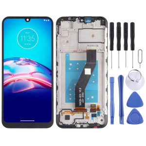 Écran LCD et numérisation Assemblage complet avec cadre pour Motorola Moto E6S XT2053 XT2053-2 (Noir) SH906B386-20