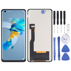 Matériau TFT Écran LCD et numériseur Assemblage complet (ne pas supporter l'identification de l'empreinte digitale) pour Huawei Mate 40 SH39241558-20