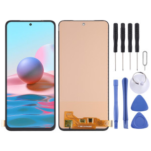 Matériau TFT Écran LCD et numériseur Assemblage complet (ne pas supporter l'identification de l'empreinte digitale) pour Xiaomi Redmi Note 10 4G / Redmi Note 10S M2101K7BG M2101K7BI M2101K7BNY M2101K7BLY SH3989187-20