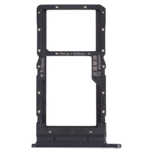 Plateau de carte SIM + plateau de carte SIM / plateau de carte micro SD pour l'honneur PLAY 5T (Noir) SH003B1729-20