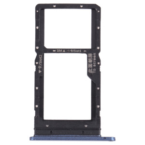 Plateau de carte SIM + plateau de carte SIM / plateau de carte micro SD pour l'honneur PLAY 5T (bleu) SH003L1292-20
