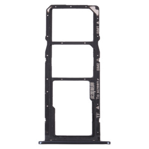 Plateau de carte SIM + plateau de carte SIM + plateau de carte micro SD pour Huawei Y6 Prime (2018) (Noir) SH013B1972-20