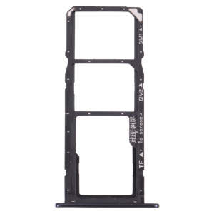 Plateau de carte SIM + plateau de carte SIM + plateau de carte micro SD pour Huawei Y6 (2018) (Noir) SH017B1047-20