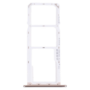 Plateau de carte SIM + plateau de carte SIM + plateau de carte micro SD pour Huawei Y6 (2018) (argent) SH017S1143-20