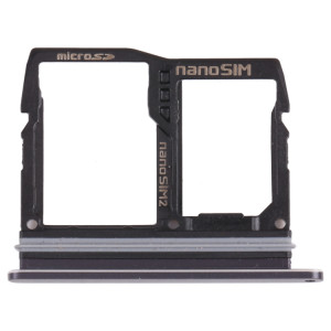 Nano SIM Plateau de la carte SIM + Nano SIM Plateau de carte / Micro SD Plateau de carte pour l'aile LG 5G LMF100N, LM-F100N, LM-F100V, LM-F100 (Noir) SH047B319-20