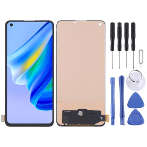 Écran LCD en matériau TFT et ensemble complet de numériseur (ne prenant pas en charge l'identification des empreintes digitales) pour OPPO A95 4G / F19s SH42661041-20