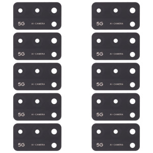 Pour OPPO A55 5G PEMM00, PEMM20, PEMT00, PEMT20 10pcs objectif de caméra arrière SH43321186-20