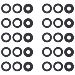 Pour OPPO Reno4 4G / Reno4 5G 10pcs objectif de caméra arrière SH43341103-20