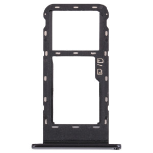 Plateau de carte SIM + plateau de cartes Micro SD pour ZTE Blade V2020 SMART (Noir) SH459B1428-20