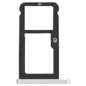 Plateau de carte SIM + Bac de carte Micro SD pour ZTE Blade Zmax Pro / Z981 (argent) SH461S961-20