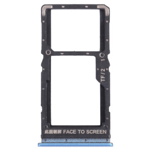 Plateau de carte SIM + plateau de carte SIM / plateau de carte micro SD pour Xiaomi Redmi Note 11 5G (Bleu) SH531L1380-20