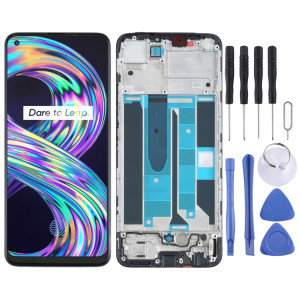 Écran LCD d'origine pour OPPO Realme 8 4G Digitizer Assemblage complet avec cadre SH45791095-20