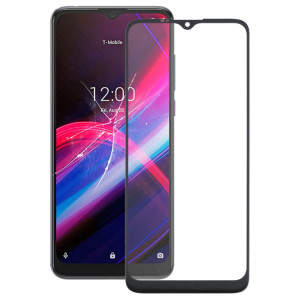 Lentille en verre extérieur à l'écran avant pour T-Mobile Revvvl 4+ 5062Z (Noir) SH615B101-20