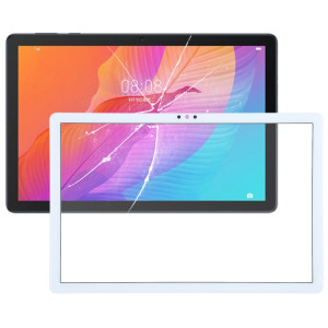 Lentille en verre extérieur à l'écran avant pour Huawei Profitez de la tablette 2 AGS3-W00D (Blanc) SH636W211-20