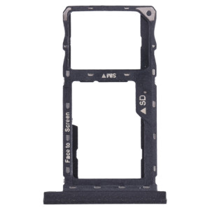 Plateau de carte SIM + plateau de carte Micro SD pour l'onglet Lenovo M10 FHD REM TB-X605LC X605 (Noir) SH651B28-20