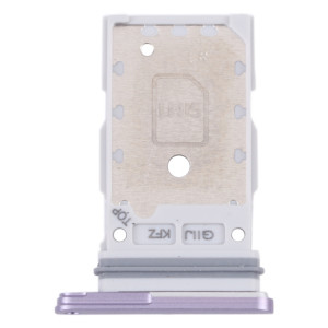 Pour Samsung Galaxy S21 FE 5G SM-G990B Plateau de carte SIM d'origine + Plateau de carte SIM (Violet) SH728P387-20