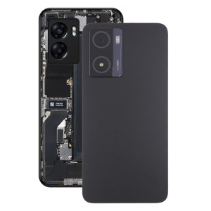 Pour OPPO A57 5G Couvercle arrière de batterie d'origine avec couvercle d'objectif d'appareil photo (noir) SH61BL1957-20