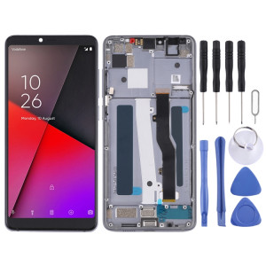 Écran LCD OEM pour Vodafone Smart X9 VFD820 Assemblage complet du numériseur avec cadre (argent) SH805S751-20