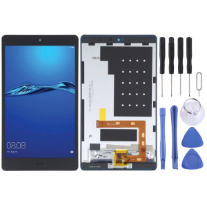 Écran LCD original et numériseur Assemblage complet avec empreinte digitale pour Huawei MediaPad M3 Lite 8.0 CPN-W09 (noir) SH43BL303-20