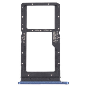 Plateau de carte SIM + plateau de carte SIM / Micro SD Card Tray pour Honor Play 20 (bleu) SH912L292-20