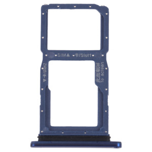 Plateau de carte SIM + plateau de carte SIM / plateau de carte micro sd pour Honor 9x (bleu) SH916L1573-20