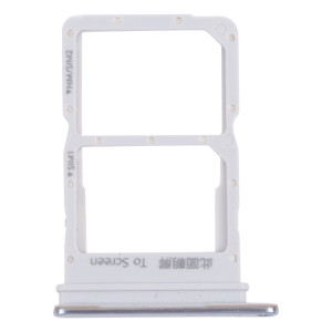 Plateau de carte SIM + plateau de carte SIM pour Huawei Nova 9 SE (argent) SH923S1926-20