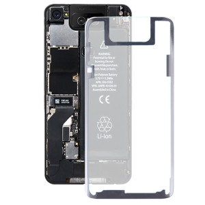 Couvercle arrière de la batterie transparente avec adhésif pour Asus Zenfone 6 ZS630KL (transparent) SH970T1903-20