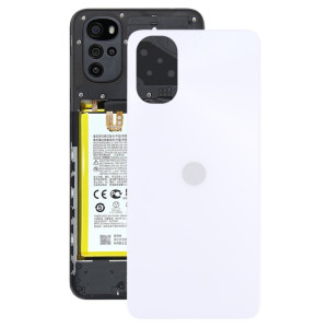 Couvercle arrière de la batterie d'origine pour Motorola Moto G22 (blanc) SH86WL416-20