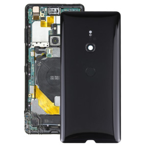 Coque arrière de batterie d'origine avec empreintes digitales pour Sony Xperia XZ3 (noir) SH98BL1043-20