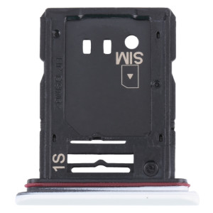 Plateau de carte SIM + plateau de carte micro SD pour Sony Xperia 10 III (blanc) SH003W1881-20