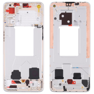 Pour OPPO Reno7 5G Chine PFJM10 Plaque de lunette de cadre LCD de boîtier avant d'origine (or) SH005J1063-20